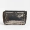 Women Jerome Dreyfuss Clutch* - Clic Clac Pochette - Silver Lame