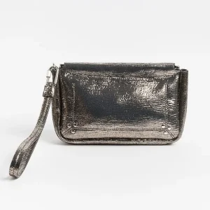 Women Jerome Dreyfuss Pochette* - Clic Clac Pochette - Silver Lame