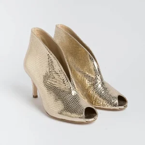 Women L'Arianna Ceremony - Shoes And Clutches*L' Arianna - Decollete - Ch1635 - Gold Laminate