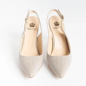 Women L'Arianna Wedding Shoes*L 'Arianna - Sling Back - Ch2002 - Sirio - Nude