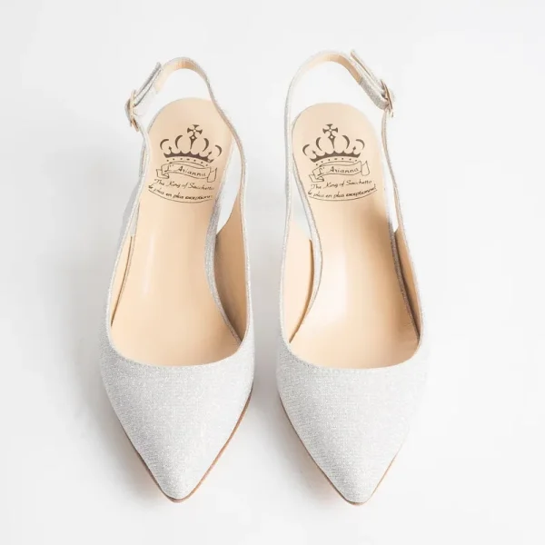 Women L'Arianna Wedding Shoes*L 'Arianna - Sling Back Ch2000 / Mo - Sirio - Perla