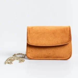 Women L'Arianna Clutch* - Bag - Lola - Orange Velvet