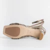 Women LORENA PAGGI Sandals With Heel* - Sandals With Heels 11554 - Metal Butter