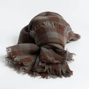 Women Cappelletto Shop Scarves*Lovat&Green - Scarf - Sant Anton - Brown