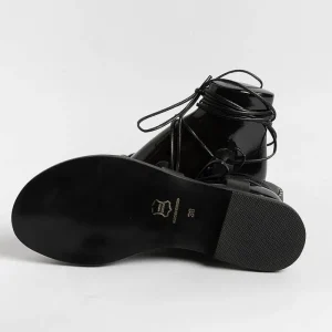 Women MAKIS KOTRIS Low Sandals* - Low Thong Sandals 04-306 - Black