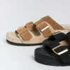 Women MANEBI Low Sandals* - Flat Sandals - Nordic Sandals - Black