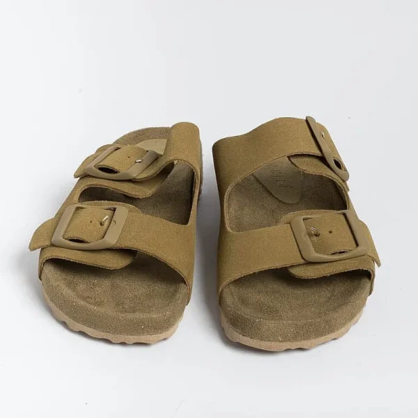 Women MANEBI Low Sandals* - Flat Sandals - Traveler Sandals - Khaki