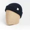 Men MERZ B. SCHWANEN Hats And Caps* - Basic Beanie - 51 Dark Navy