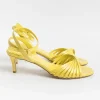 Women NCUB Sandals With Heel* - Sandals With Heels - Luna 21 - Yellow Leather