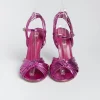 Women NCUB Sandals With Heel* - Sandals With Heels - Sole 20 - Laminated Fuchsia