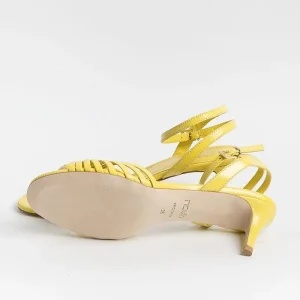 Women NCUB Sandals With Heel* - Sandals With Heels - Luna 21 - Yellow Leather