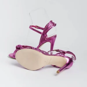 Women NCUB Sandals With Heel* - Sandals With Heels - Sole 20 - Laminated Fuchsia