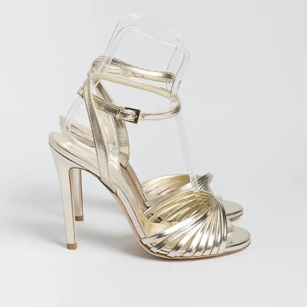 Women NCUB Sandals With Heel* - Sandals With Heels - Sole 19 - Platinum Laminate