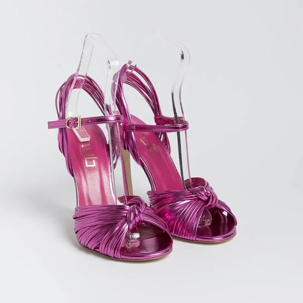 Women NCUB Sandals With Heel* - Sandals With Heels - Sole 20 - Laminated Fuchsia