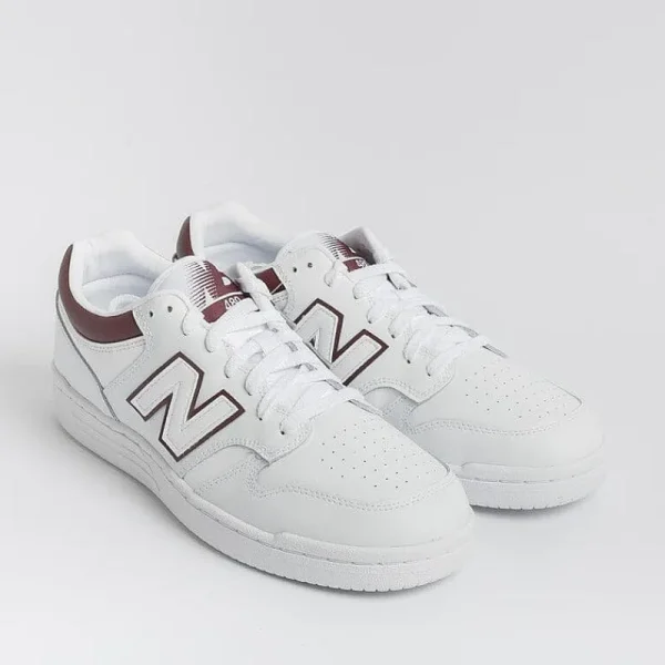 Men NEW BALANCE - Collezione Uomo Sneakers*New Balance - Sneakers Bb480Ldb - White Bordeaux