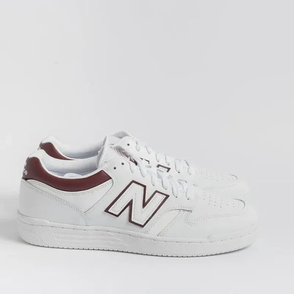 Men NEW BALANCE - Collezione Uomo Sneakers*New Balance - Sneakers Bb480Ldb - White Bordeaux