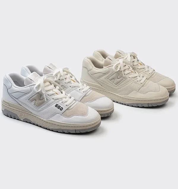 Men NEW BALANCE - Collezione Uomo Sneakers*New Balance - Sneakers Bb550Pwg - White Beige