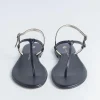 Women PAOLA FIORENZA Low Sandals* - Flat Sandals - Knot - Black