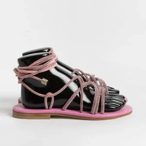 Women PAOLA FIORENZA Low Sandals* - Flat Sandals - Fd22 - Pink