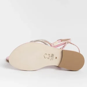 Women PAOLA FIORENZA Flip-Flops Sandals* - Flat Thong Sandals - Ss2336 - Pink