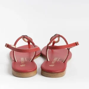 Women PAOLA FIORENZA Low Sandals* - Flat Thong Sandals - Ss2336 - Red