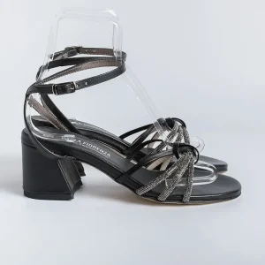 Women PAOLA FIORENZA Sandals With Heel* - Sandals With Heels - Fd13 - Black