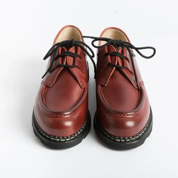 Women Paraboot Derby And Oxford Shoes* - 212306 - Lace-Up Beaubourg/Griff - Lis Rouge/Red