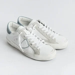 Men Philippe Model Paris Sneakers*Philippe Model - Prlu Vx32 Sneakers - Parisx - White Denim