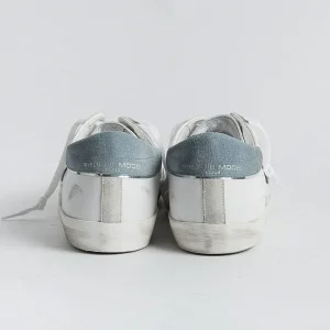 Men Philippe Model Paris Sneakers*Philippe Model - Prlu Vx32 Sneakers - Parisx - White Denim