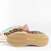 Women Philippe Model Paris Sneakers*Philippe Model - Sneakers Tzld An10 - Tropez - Pop Animal Orange