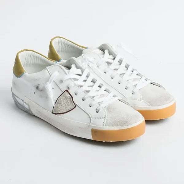 Men Philippe Model Paris Sneakers*Philippe Model - Sneakers Prlu Vre2 - Parisx - Mustard White