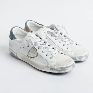 Women Philippe Model Paris Sneakers*Philippe Model - Sneakers Prld Xe03 - Parisx - White Silver