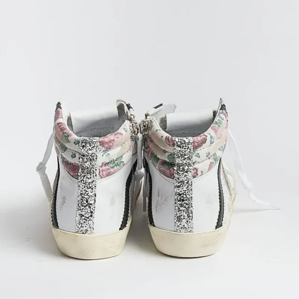 Women Philippe Model Paris Sneakers*Philippe Model - Sneakers Prhd Vfg1 - Paris High - White Fleurs