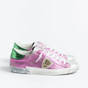 Women Philippe Model Paris Sneakers*Philippe Model - Sneakers Prld Mm01 - Parisx - Metal Fuchsia