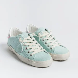 Women Philippe Model Paris Sneakers*Philippe Model - Sneakers Prld Dy04 - Parisx - Gipsy Eau Green Water