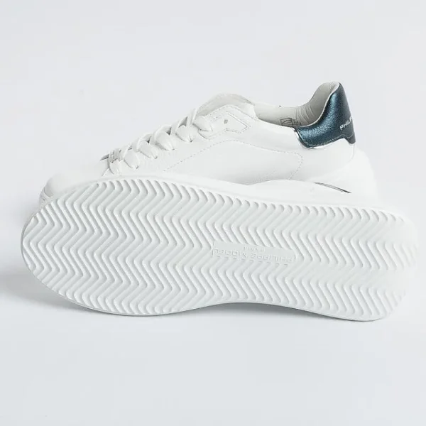 Women Philippe Model Paris Sneakers*Philippe Model - Sneakers Bjld Wm02 - Tres Temple - Petrol White