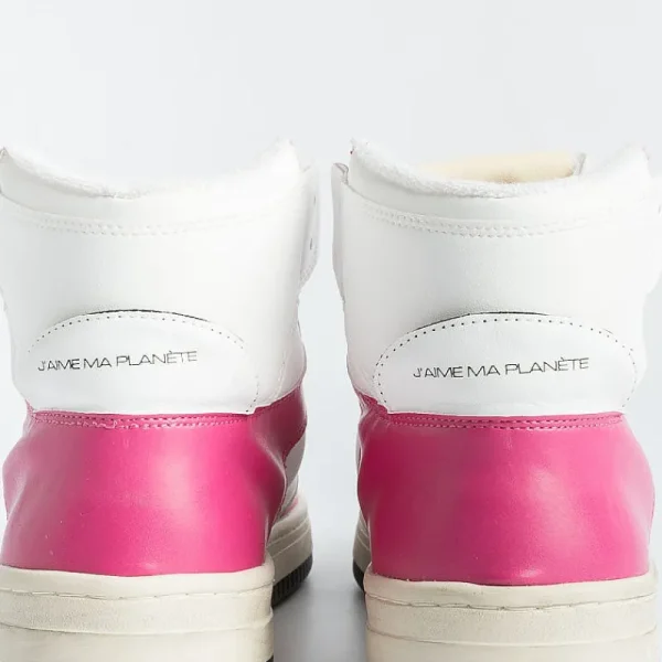 Women Philippe Model Paris Sneakers*Philippe Model - Sneakers Lyhd Cl03 - Lyon - Mix Blanc Fuchsia