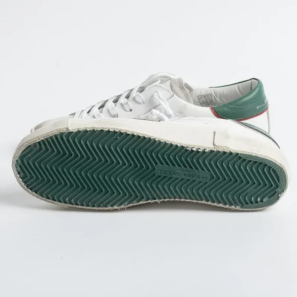 Men Philippe Model Paris Sneakers*Philippe Model - Sneakers Prlu Vv01 - Parisx - White Green