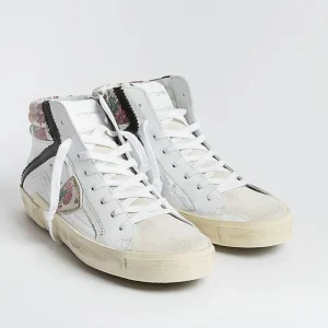 Women Philippe Model Paris Sneakers*Philippe Model - Sneakers Prhd Vfg1 - Paris High - White Fleurs