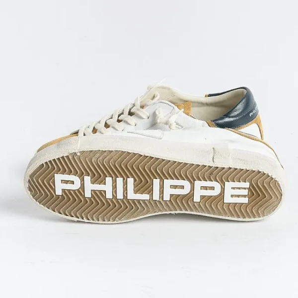 Men Philippe Model Paris Sneakers*Philippe Model - Sneakers Prlu Wx21 - Parisx - Mustard White