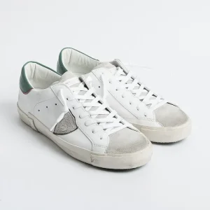 Men Philippe Model Paris Sneakers*Philippe Model - Sneakers Prlu Vv01 - Parisx - White Green