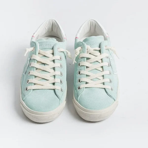 Women Philippe Model Paris Sneakers*Philippe Model - Sneakers Prld Dy04 - Parisx - Gipsy Eau Green Water