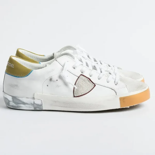 Men Philippe Model Paris Sneakers*Philippe Model - Sneakers Prlu Vre2 - Parisx - Mustard White