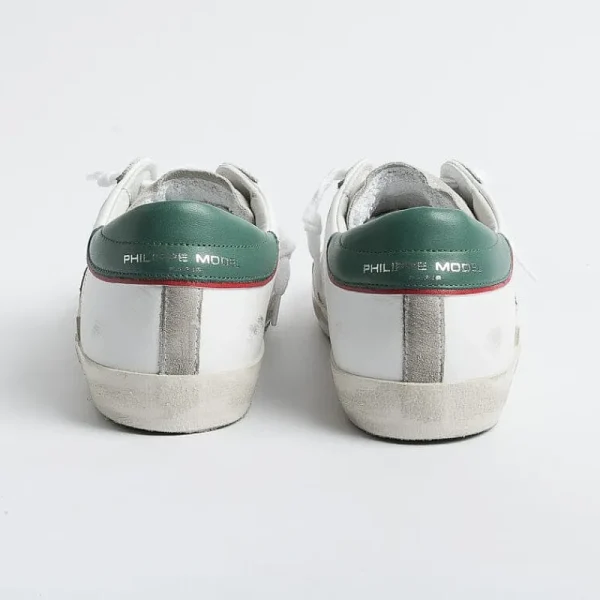 Men Philippe Model Paris Sneakers*Philippe Model - Sneakers Prlu Vv01 - Parisx - White Green