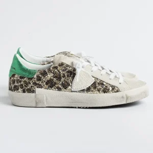 Women Philippe Model Paris Sneakers*Philippe Model - Sneakers Prld Glm1 - Parisx - Leopard Glitter