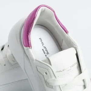 Women Philippe Model Paris Sneakers*Philippe Model - Sneakers Bjld Wm01 - Tres Temple - White Fuchsia