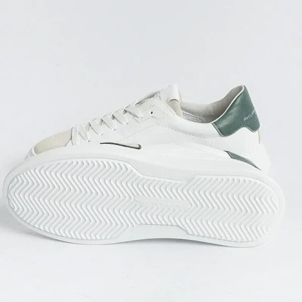 Men Philippe Model Paris Sneakers*Philippe Model - Temple Sneakers - Btlu Wx10 - White Green