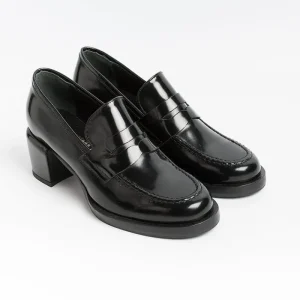 Women POESIE VENEZIANE Loafers* - Decollete Moccasin - Sma23 - Black Abraded