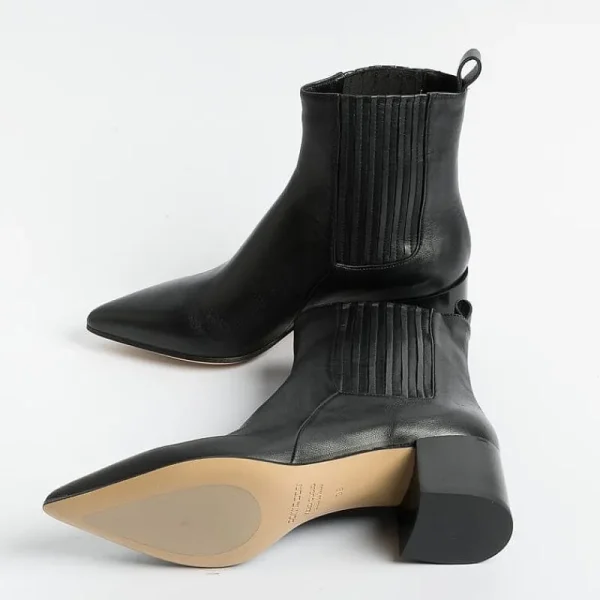 Women POMME D' OR Ankle Boots*Pomme D'Or - Ankle Boot 5506 - Glove Black