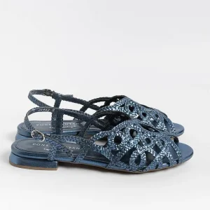 Women PONS QUINTANA Low Sandals* - Flat Sandals Elba 10302 - Light Blue